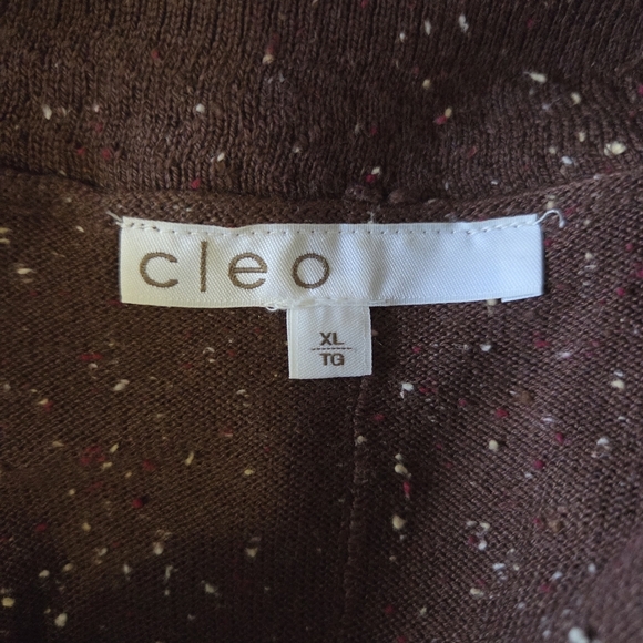 ⭐️Cleo Brown Speckled Sweater Size XL - Picture 5 of 5